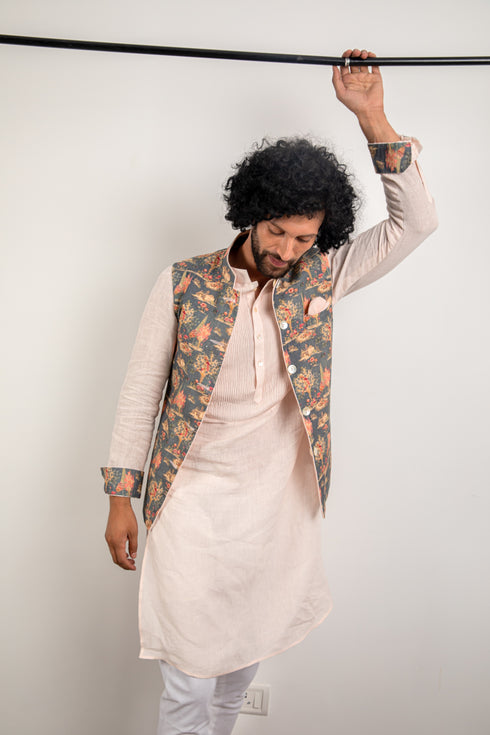 Reversible Nehru Jacket